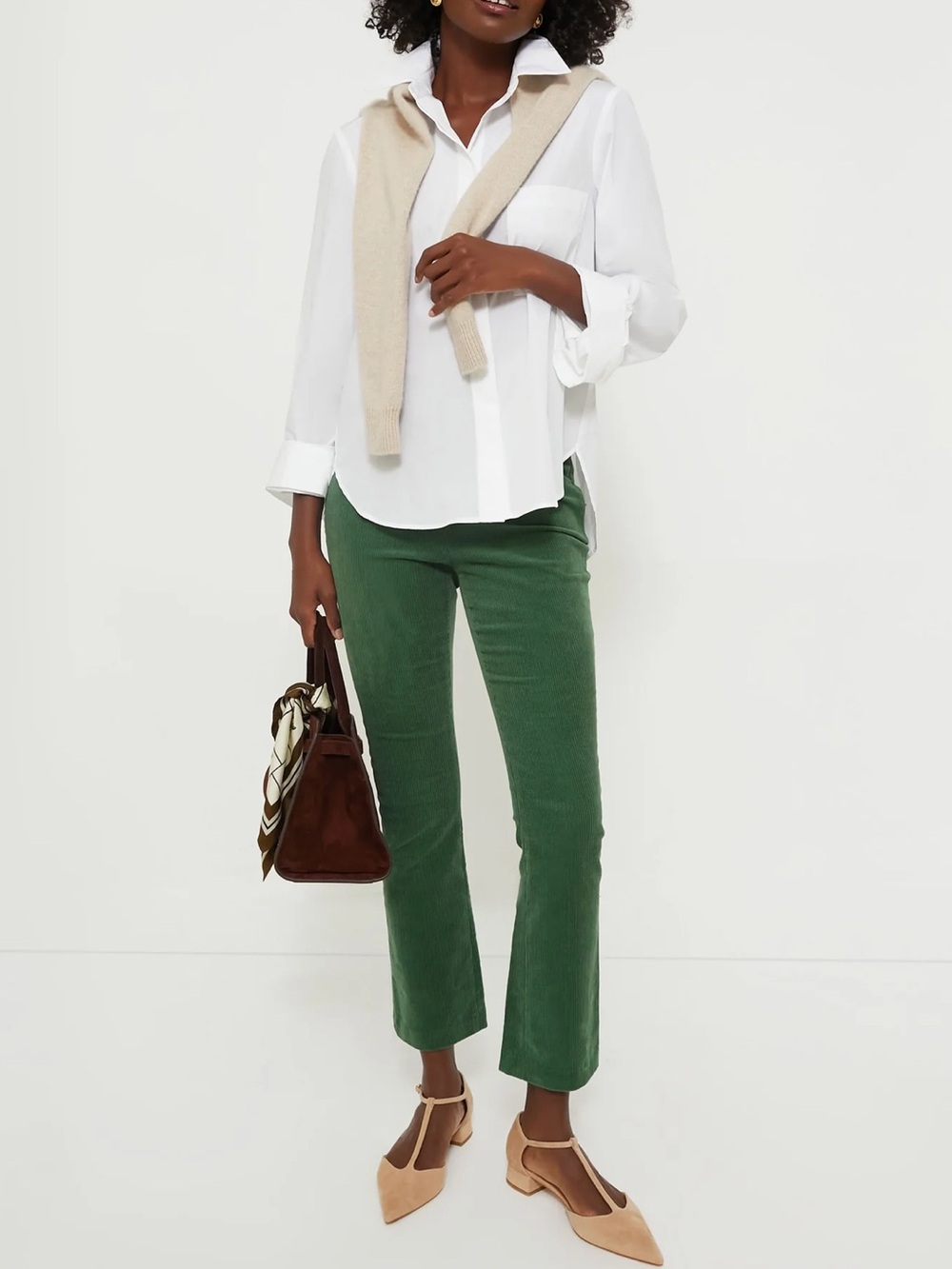 Tuckernuck Olive Green Straight-Leg‎ Corduroy Jeans
